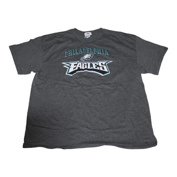Philadelpia Eagles T- Shirt Short Sleeve Gray Men's Size XL NFL Team Apparel - Picture 1 of 4